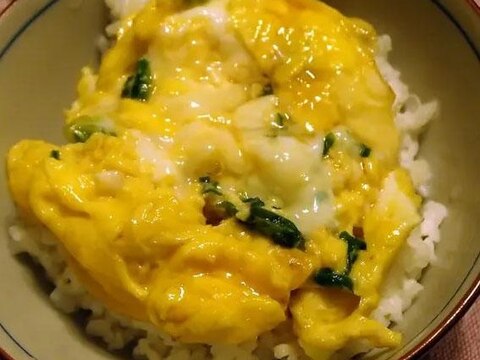 ふんわり炒り卵のっけご飯